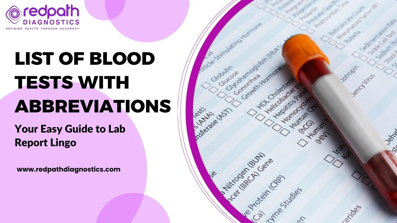 List of Blood Tests with Abbreviations: Your Easy Guide to Lab Report Lingo